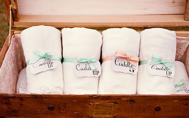 идеи для выездной регистрации, пледы