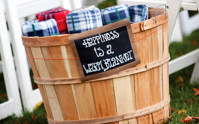 идеи для выездной регистрации, пледы