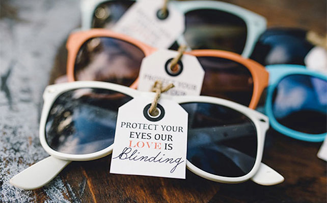 идеи для выездной регистрации, солнечные очки