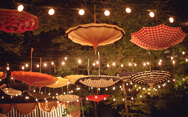 идеи для выездной регистрации, освещение