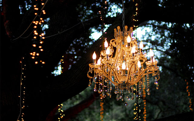 идеи для выездной регистрации, освещение