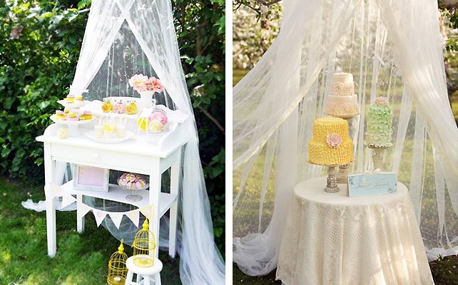 идеи для выездной регистрации, защита сладостей от насекомых