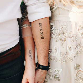 Вместо кольца: 20 уникальных идей свадебных татуировок для пар 
