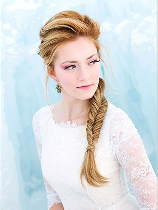 свадебные прически с плетением для длинных волос