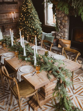 романтичная зимняя свадьба, свечи в декоре зимней свадьбы 