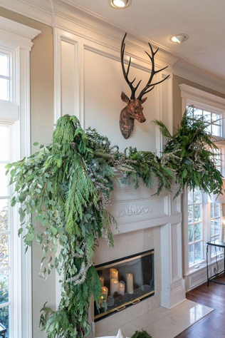 романтичная зимняя свадьба, камин на зимней свадьбе 