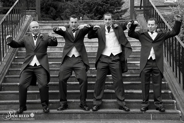 смешные свадебные фото, жених и друзья жениха