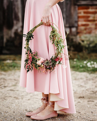 букет-кольцо для невесты 