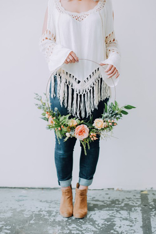 букет-кольцо для невесты 