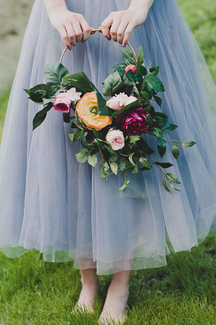 букет-кольцо для невесты 