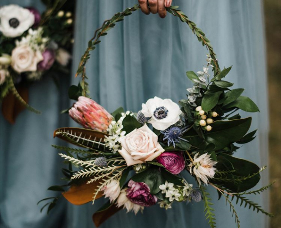 букет-кольцо для невесты 