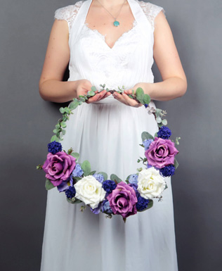 букет-кольцо для невесты 