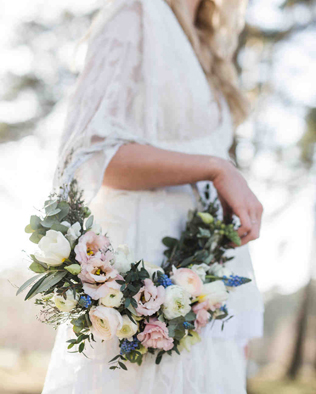 букет-кольцо для невесты 