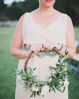 букет-кольцо для невесты 