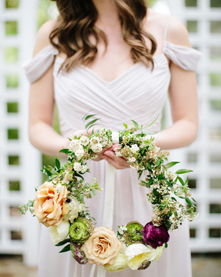 букет-кольцо для невесты 