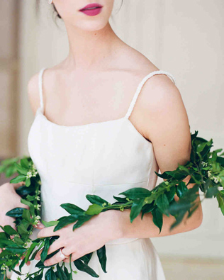 букет-гирлянда для невесты 