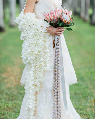 букет-гирлянда для невесты 