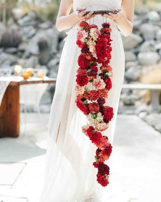 букет-гирлянда для невесты 