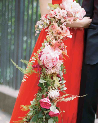 букет-гирлянда для невесты 