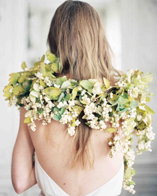 букет-гирлянда для невесты 