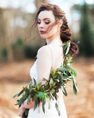 букет-гирлянда для невесты 