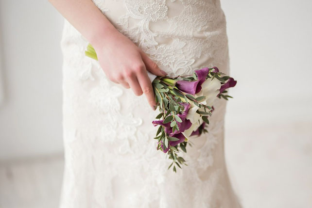 минибукет невесты из калл 