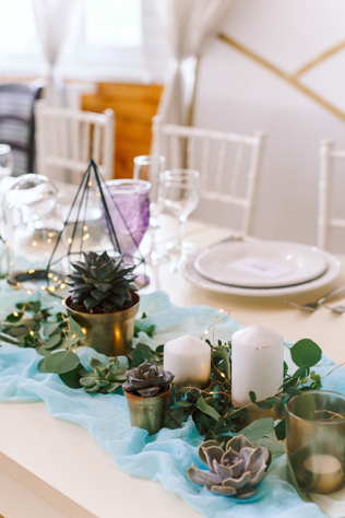 свадебный декор с суккулентами, фотограф КСЕНИЯ ДЕЙЧ