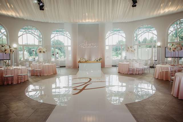 свадьба в загородном ресторане, организация свадьбы KATE & LEO
