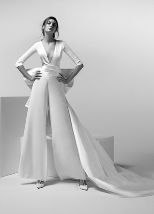 комбинезон для невесты от Alessandra Rinaudo