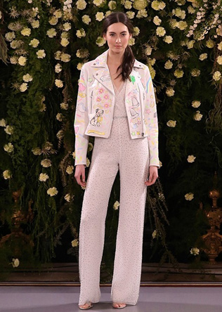 комбинезон для невесты от Jenny Packham