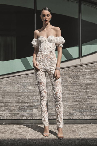 брючный костюм для невесты от Naeem Khan 