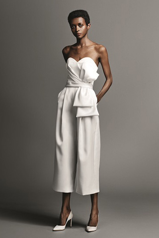 комбинезон для невесты от Viktor Rolf 