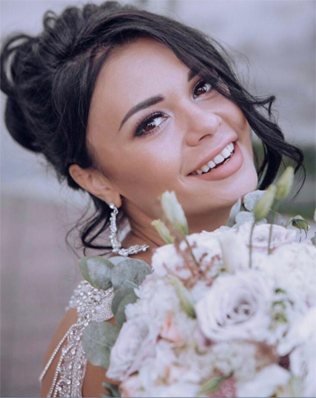 тренды в макияже 2019, естественный свадебный макияж 