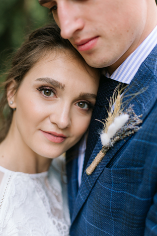 тренды в макияже 2019, естественный свадебный макияж