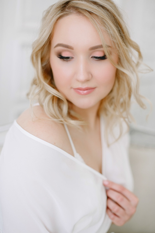 тренды в макияже 2019, естественный свадебный макияж