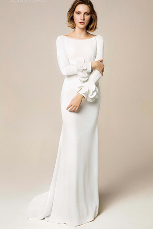 свадьба в стиле минимализм, свадебное платье в стиле минимализм 