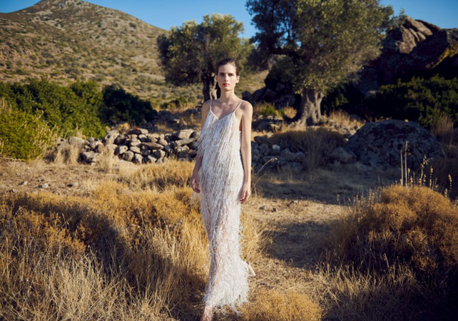 Современная богиня: свадебная коллекция Costarellos осень 2020 