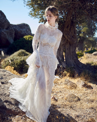 Современная богиня: свадебная коллекция Costarellos осень 2020 