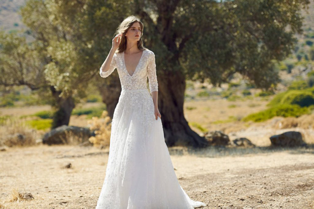 Современная богиня: свадебная коллекция Costarellos осень 2020 