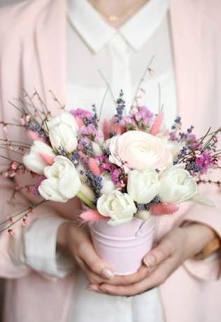 сухоцветы на свадьбе, лагурус в декоре свадьбы 