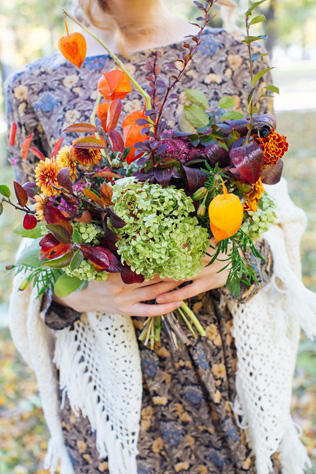  сухоцветы на свадьбе, физалис в декоре свадьбы