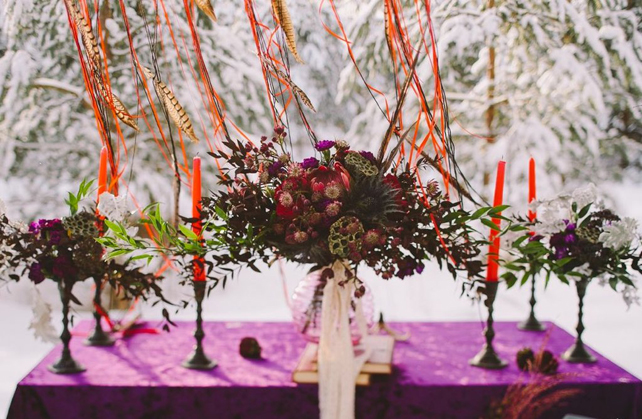 сухоцветы на свадьбе, декоративный букет с сухоцветами 