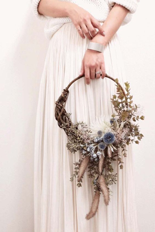 сухоцветы на свадьбе, букет невесты с сухоцветами 