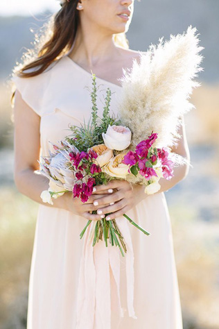 сухоцветы на свадьбе, пампасная трава в декоре свадьбы 