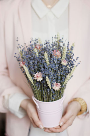 сухоцветы на свадьбе, лаванда в декоре свадьбы 