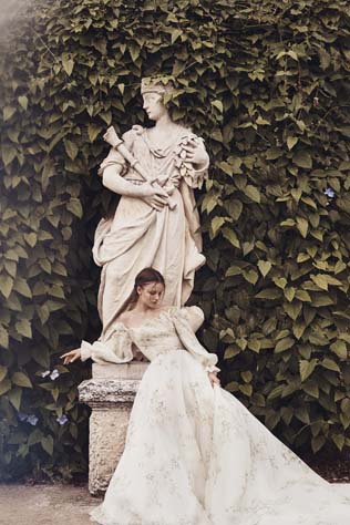 тренды свадебных платьев 2020, свадебное платье с пышными рукавами 