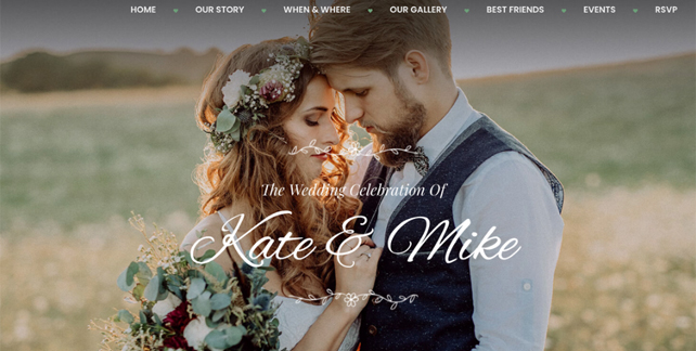 как сделать свадебный сайт, дизайн свадебного сайта uKit