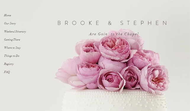 как сделать свадебный сайт, дизайн свадебного сайта uKit