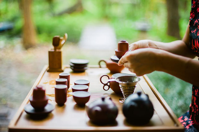 оригинальный девичник, чайная церемония 