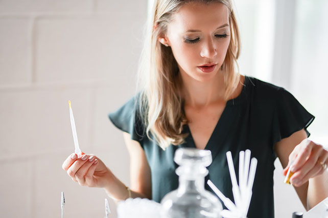 оригинальный девичник, мастер-класс по составлению собственного аромата духов 